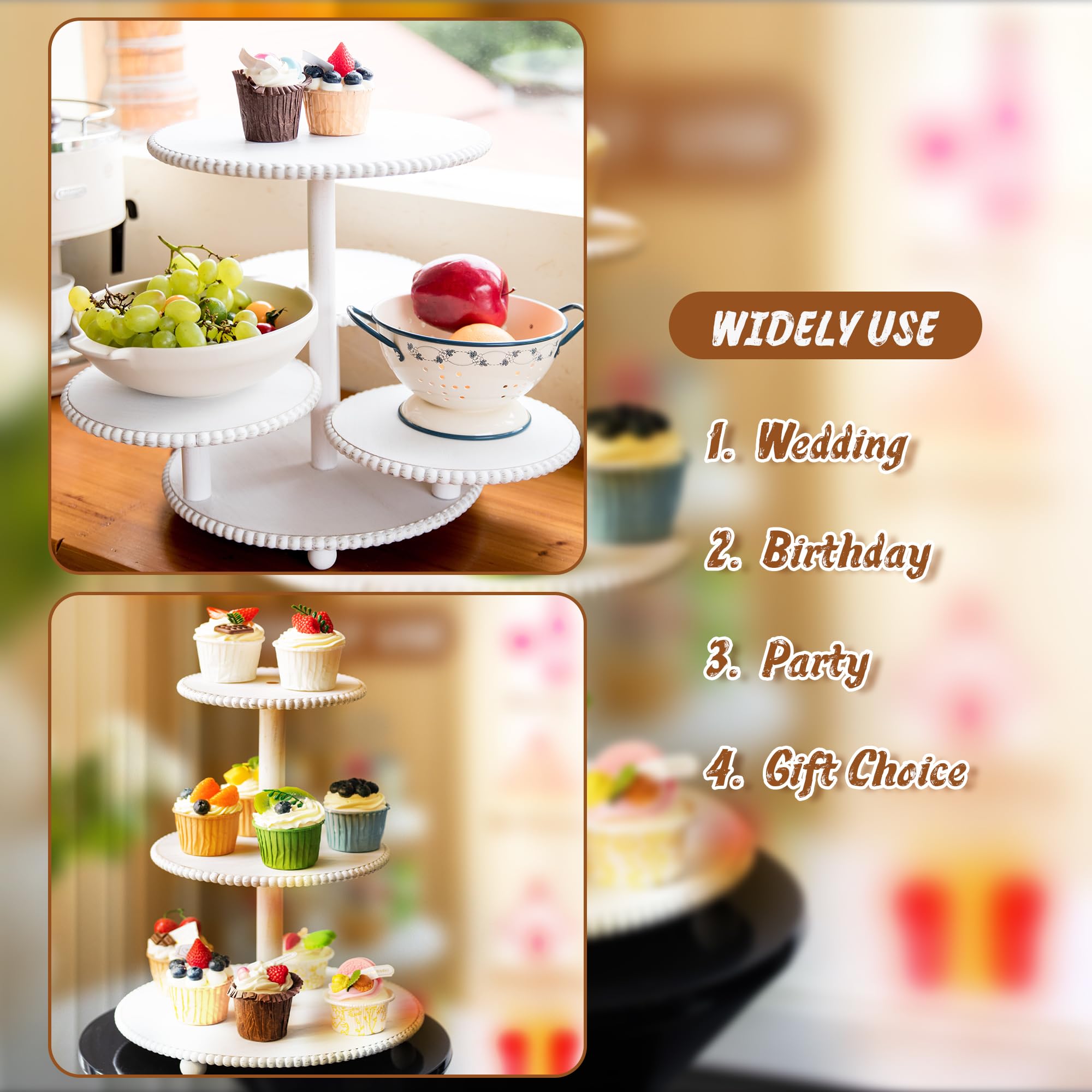 Juego de 2 soportes para cupcakes