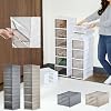 Deconox 6 Katlı, Katlanabilir Ayakkabılık, Taşınabilir Çok Amaçlı, Geniş, Katlanabilir Dolap ve Raf, Katlanır Taşınabilir Premium Portatif Organizer Ayakkabılık (25,5cm x 34,5cm x 105,5cm) (BEYAZ)