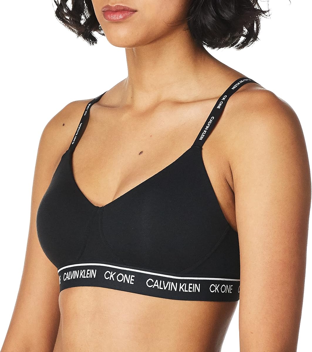 Calvin Klein Women's Pure Ribbed Lightly Lined Bralette