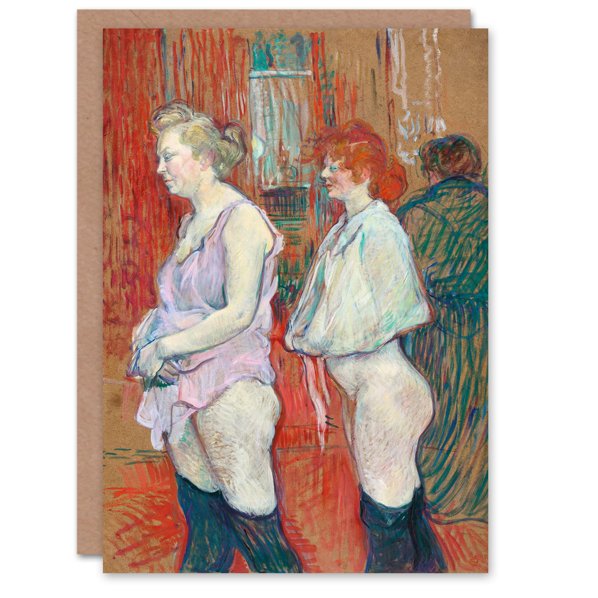 Artery8 Toulouse Lautrec Art Card The Medical Inspection