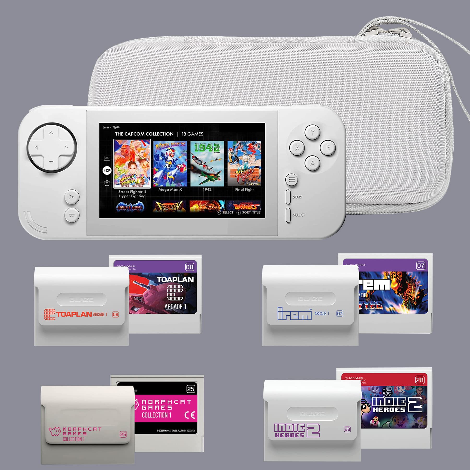 Aenllosi Custodia Case per Blaze Evercade EXP