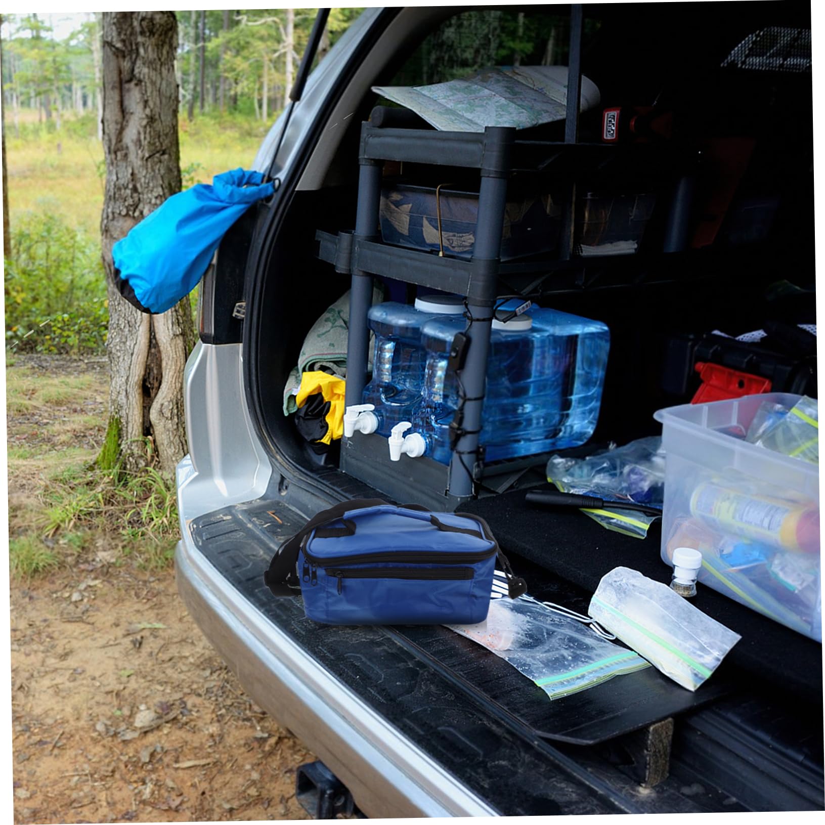 Bolsa Térmica Material de Tela Oxford y Abs Calefacción 12v Mantiene Temperatura Constante y Recalentamiento Uniforme para Almuerzo para Coche Adecuado para Camping y Viajes