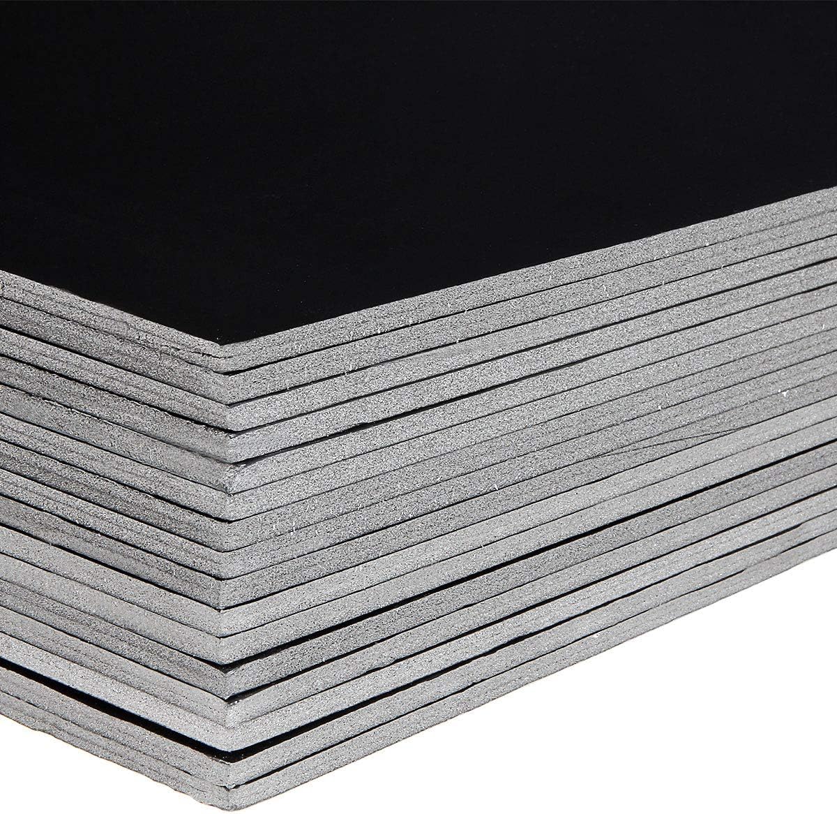 Planchas Cartón Pluma A3, 16 Stück, 420×297×5mm, Planchas de Poliestireno/Espuma, Foam Board 5mm Negro para Manualidades, Proyectos y Presentaciones