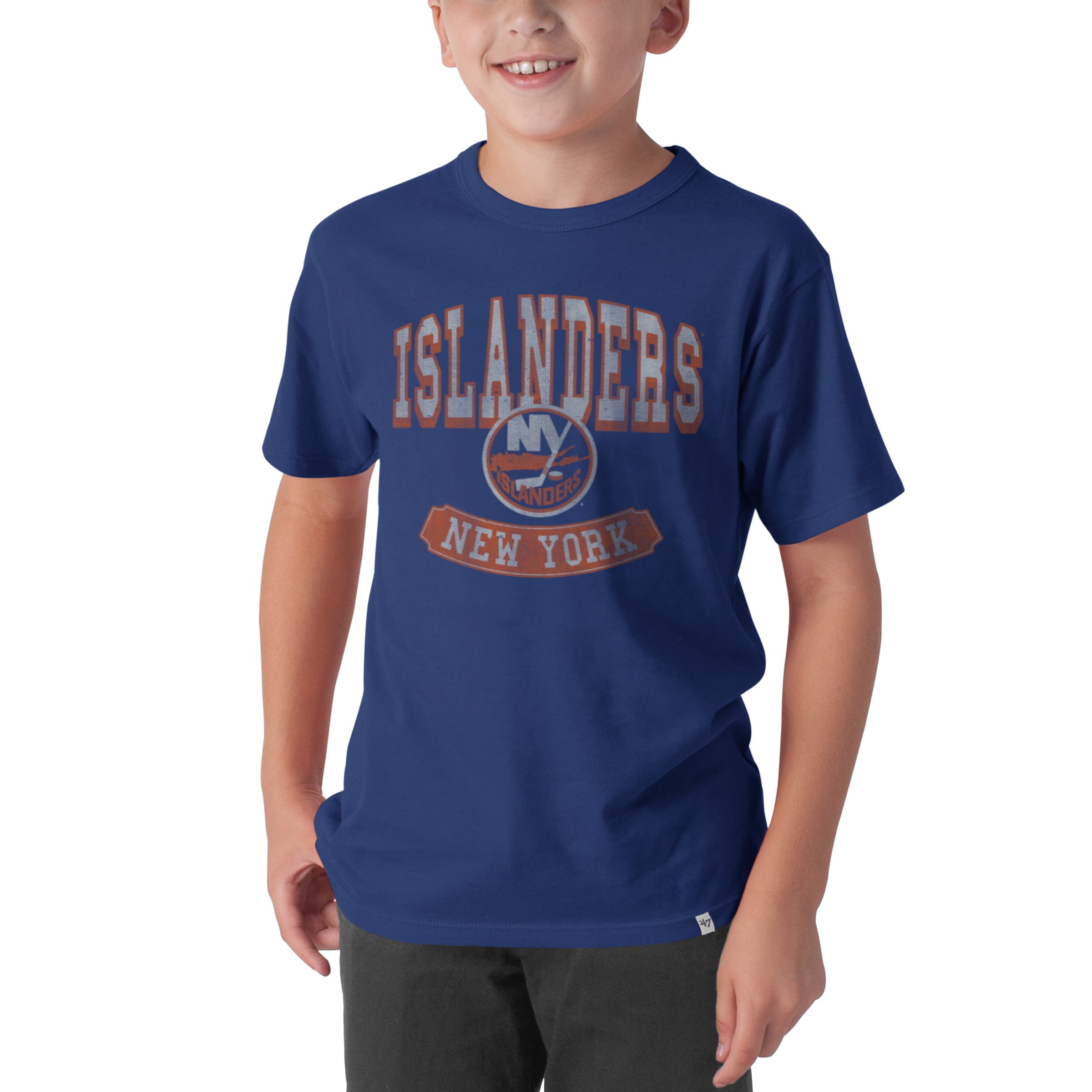 NHL New York Islanders Flanker Tee, Medium, Bleacher Blue