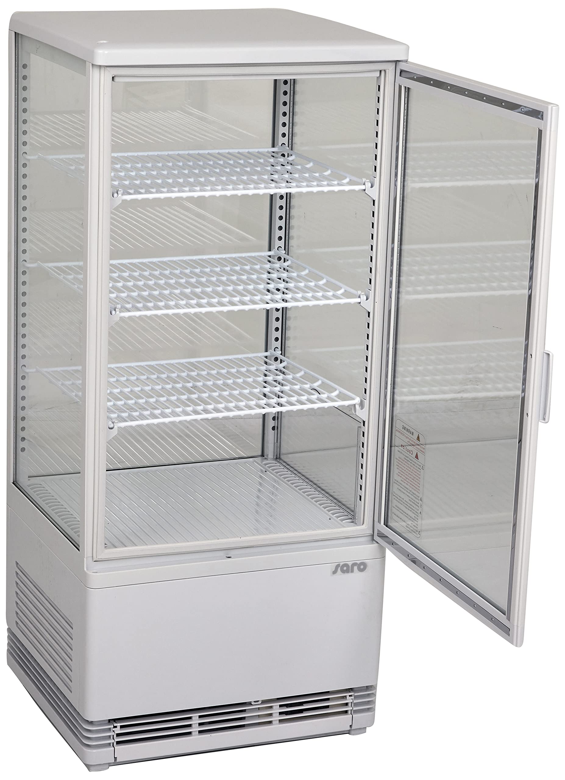 Saro SC 80 - Vetrinetta refrigerante, colore: Bianco