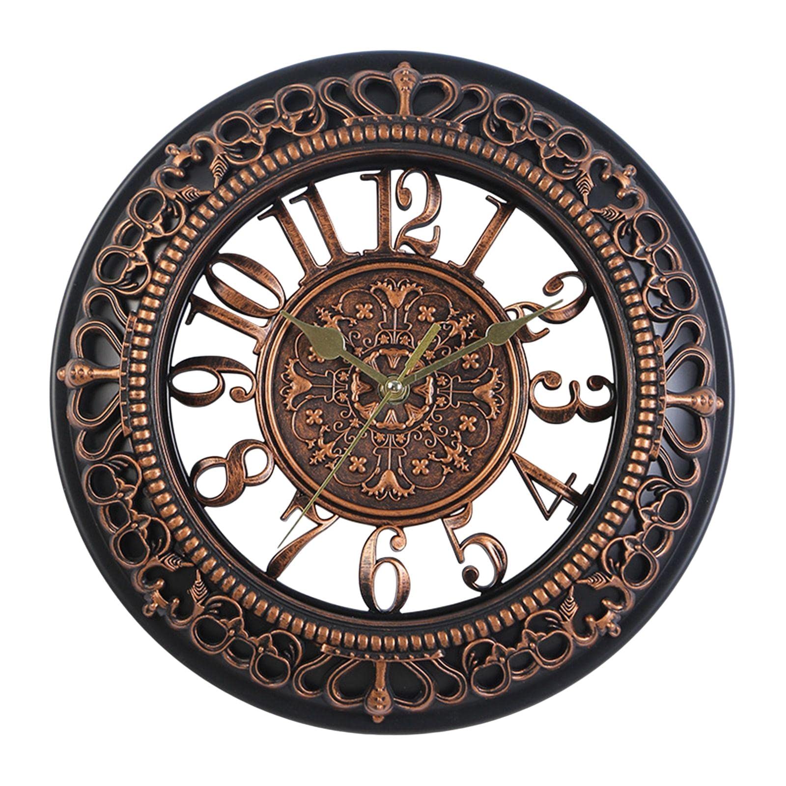 Horloge murale haut de gamme ronde et suspendue pour grand salon