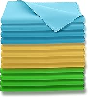 Vista 9 de AAwipes Paños de limpieza para violín de microfibra (paquete de 6 paños de 12 x 12 pulgadas, azul) Paños de limpieza de felpa para instrumentos