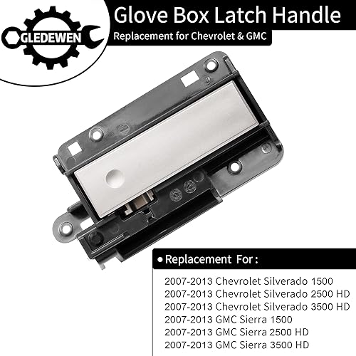 Vista 14 de Gledewen Juego de manijas de puerta exteriores, compatible con Silverado Suburban Tahoe 2014-2021, Sierra Yukon, parte delantera y trasera exterior