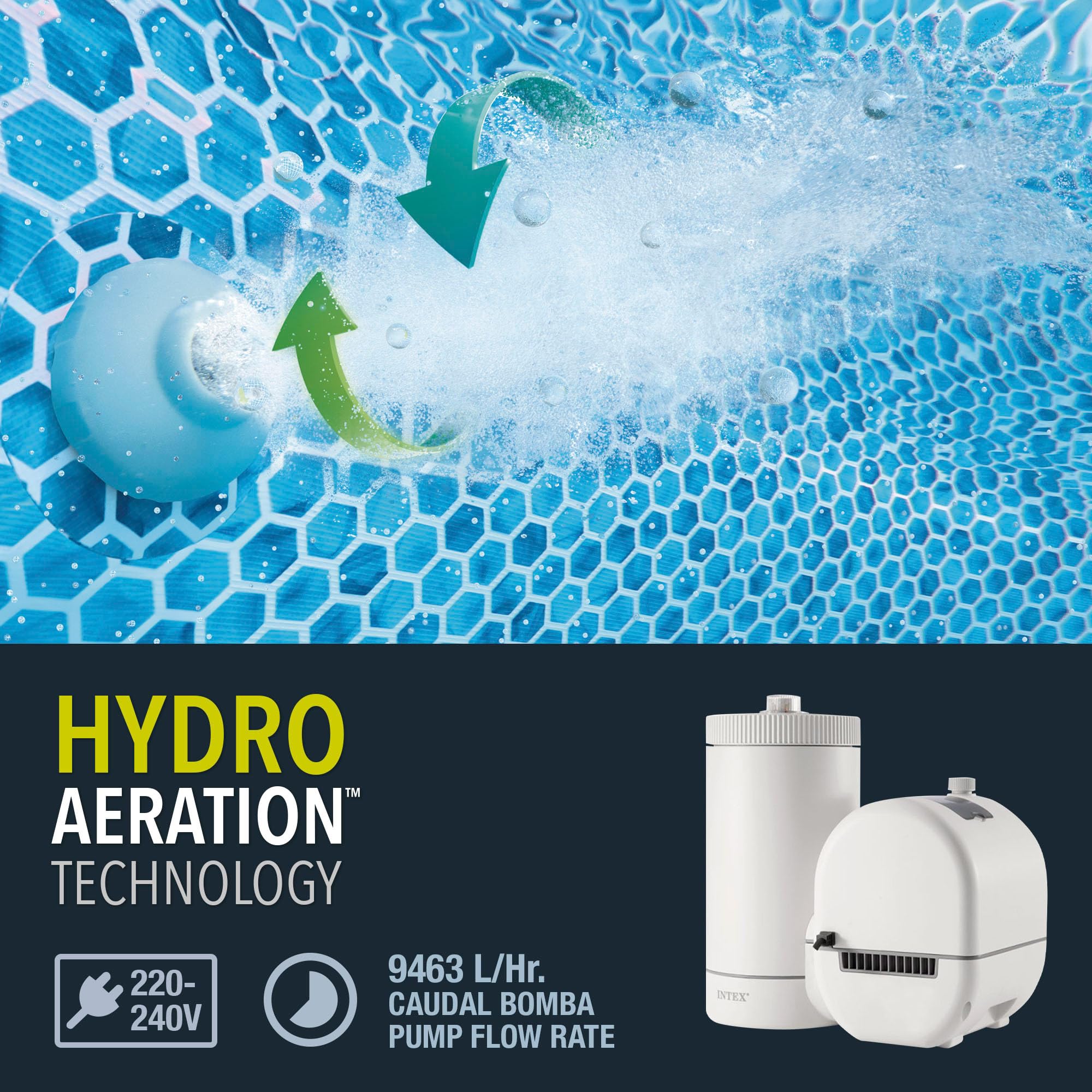 INTEX - Épurateur cartouche Krystal Clear 9463 L/H, multicolore (1)
