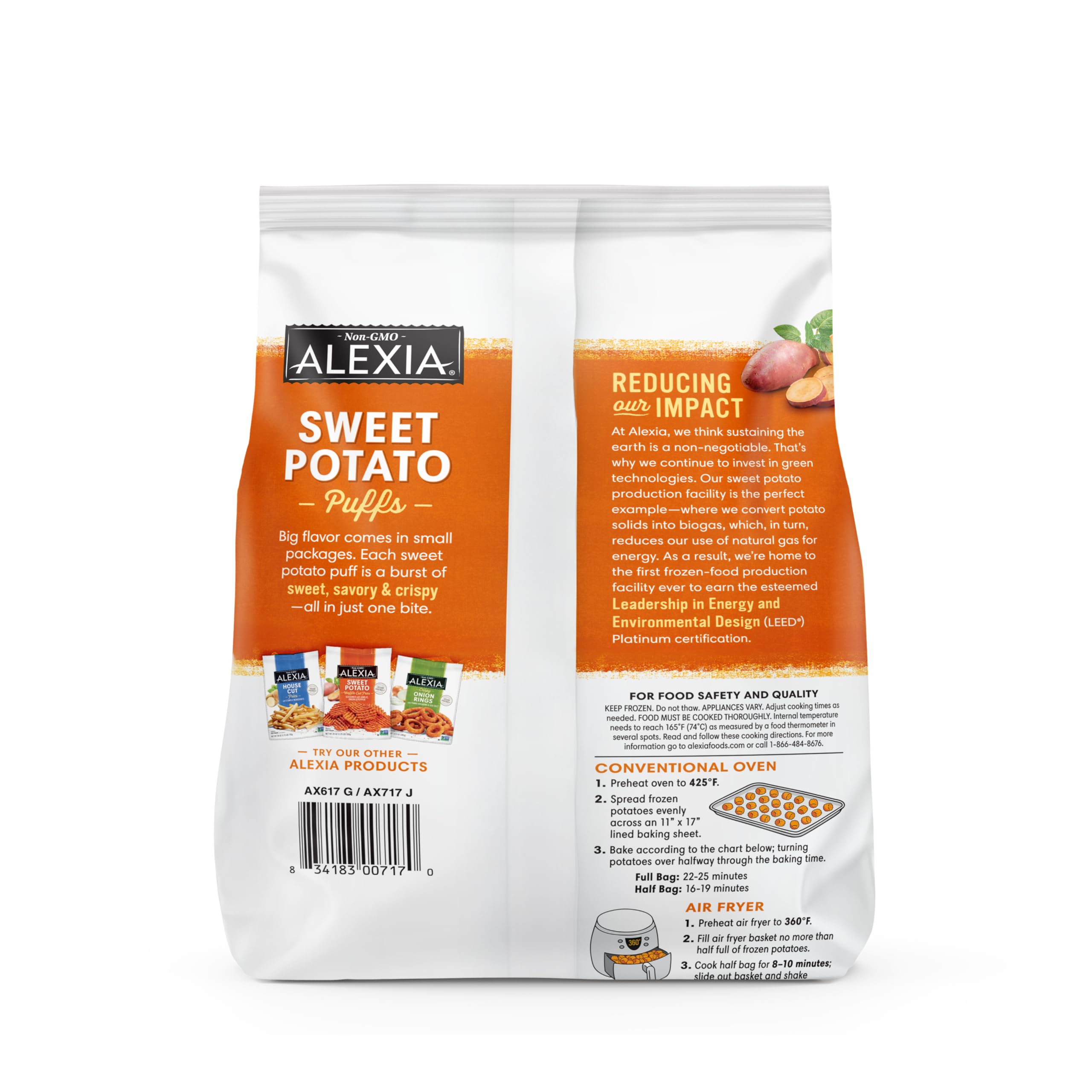 Alexia Crispy Bite-Size Sweet Potato Puffs Bag 20 Oz — view 5