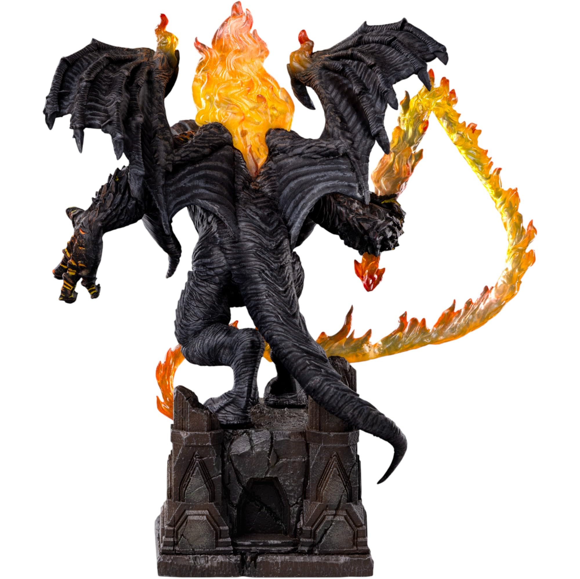 Iron Studios Statua da collezione Balrog Il Signore degli Anelli Minico Polystone Resina 17,3 cm