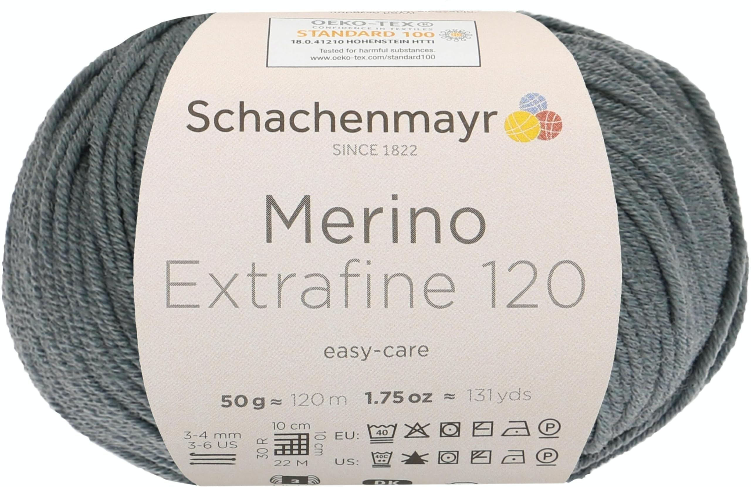 Schachenmayr Merino Extrafine 120 Garn – Handstrickgarn, Farbe 00162