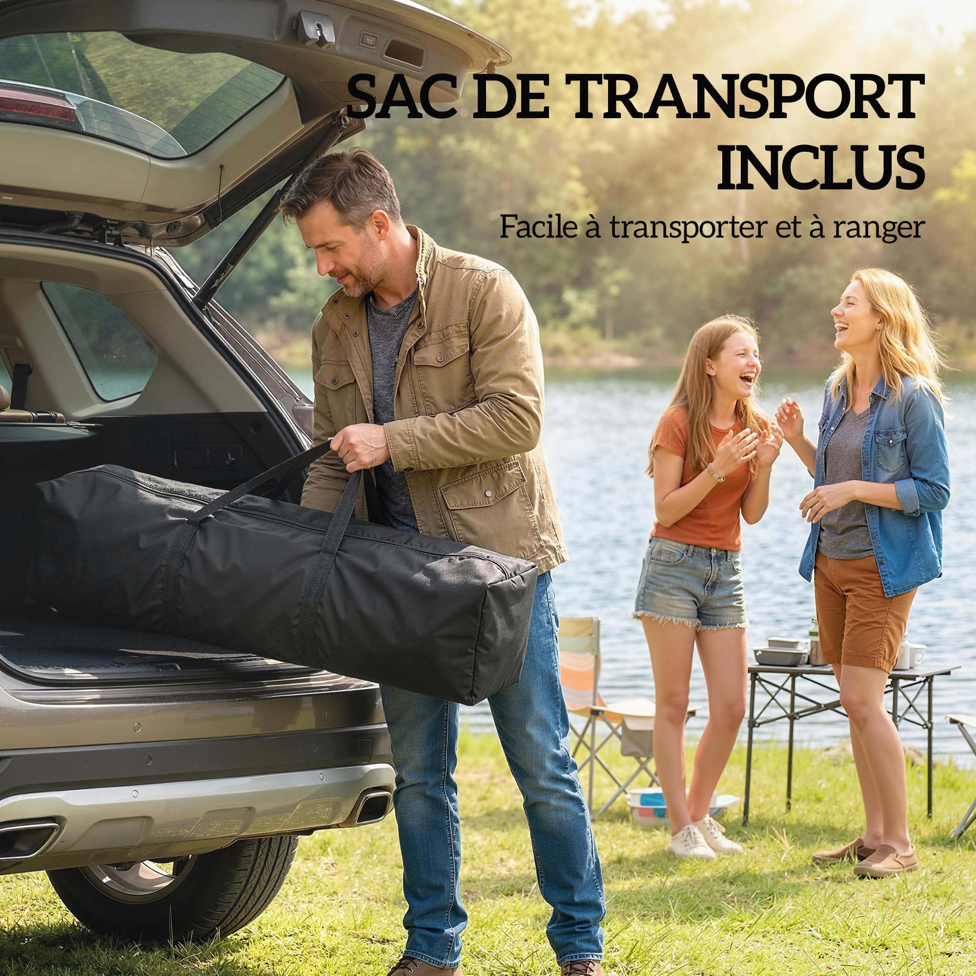 Outsunny Tonnelle de Jardin Pop Up Réglable en Hauteur 2x2 m Gris Clair | Tente Pliante, Protection UV50+, Tonnelle Pliante, 4 Parois Latérales, Sac de Transport, Montage Facile, Barnum 2x2