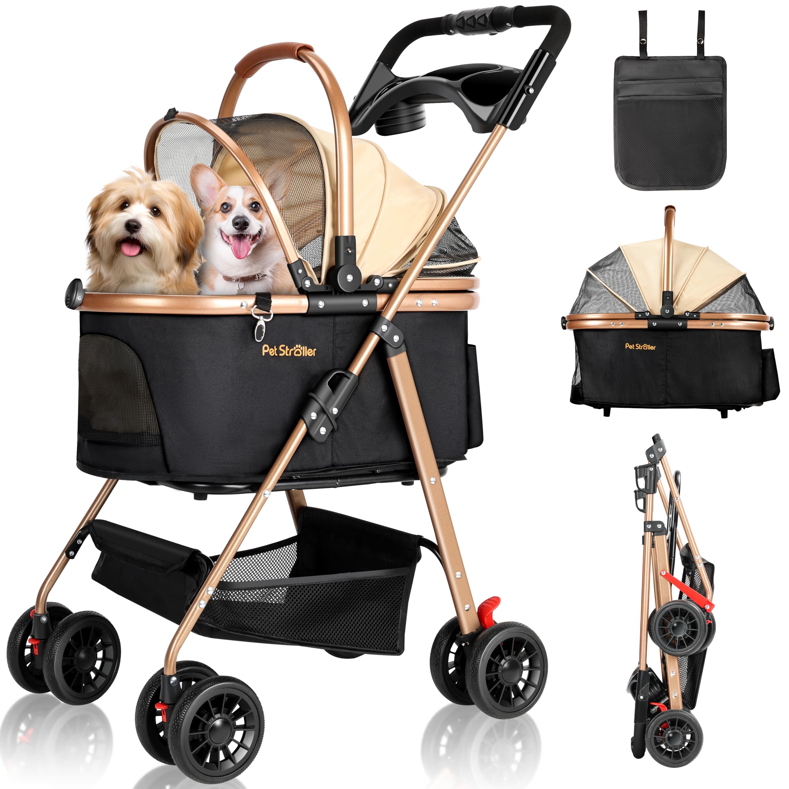 Amazon.co.jp: 【日本企業】 SAMONIC ペットカート 犬 分離型
