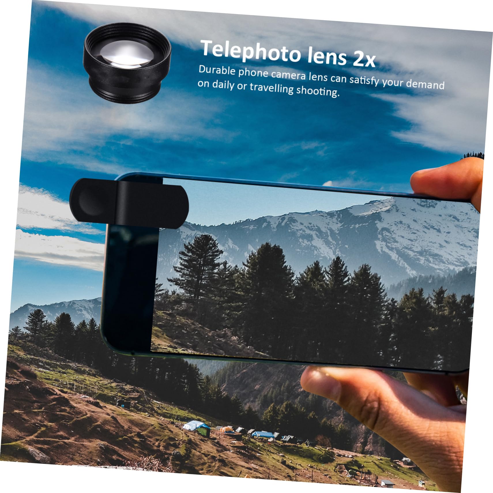 CHILDWEET 1set Kit Di Lenti Per Smartphone Portatile Obiettivo Fisheye Grandangolo Macro e Teleobiettivo Per Fotografie Di Paesaggi e Dettagli Di Piccoli Oggetti