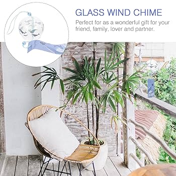 Carillon De Vent Japonais En Verre - Décoration Edo Furin