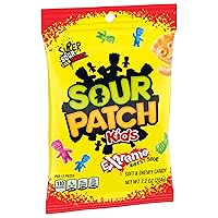 Vista 12 de SOUR PATCH KIDS Extreme Sour Soft & Chewy Gummy Candy, caramelos a granel, bolsas de 12 - 7.2 onzas