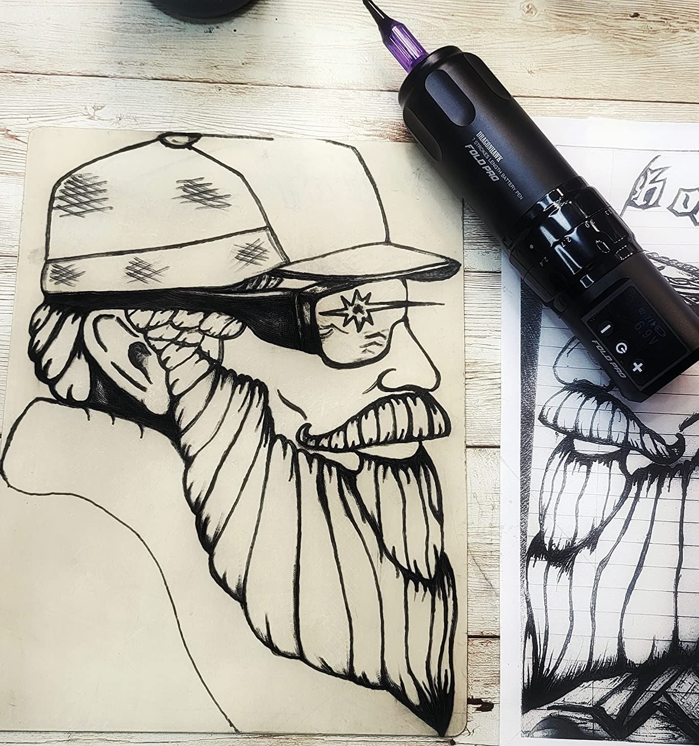 $40/mo - Finance Mast Tattoo Fold2 Tattoo Pen Machine Wireless Battery ...