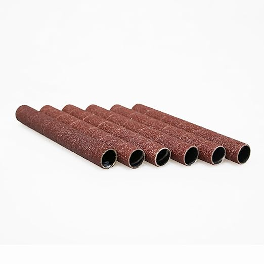 Dark Stone Sanding Sleeves for Spindle Sander 4-1/2" Length (80 Grit, 1/2“)