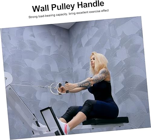 Miniatura 6 de Manijas de ejercicio para barra de acoplamiento, asas de metal Joycon para yoga, mango de cable de gimnasio, mango de polea de fitness, entrenador