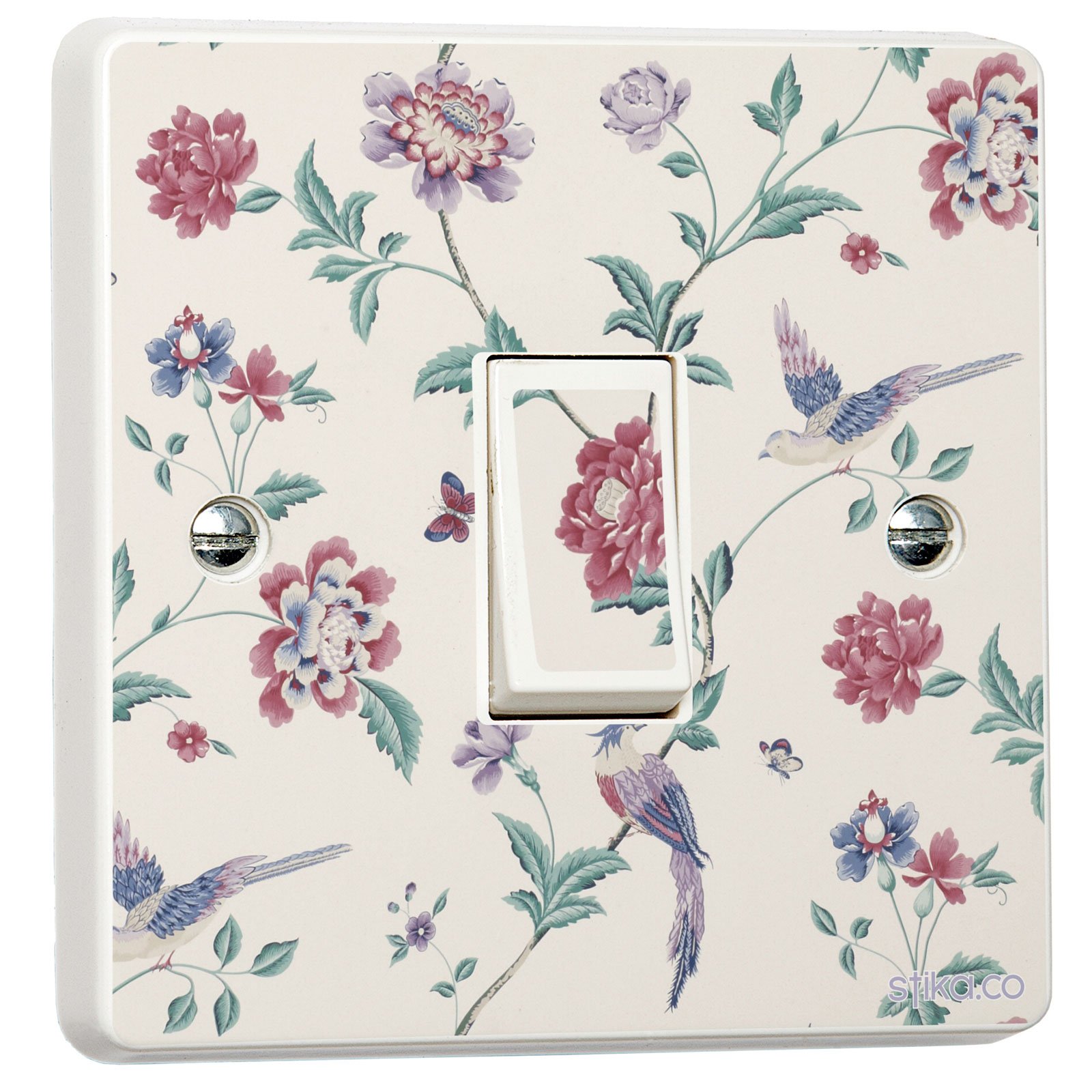 Elveden Cranberry Light Switch Sticker vinyl cover wallpaper Laura 
