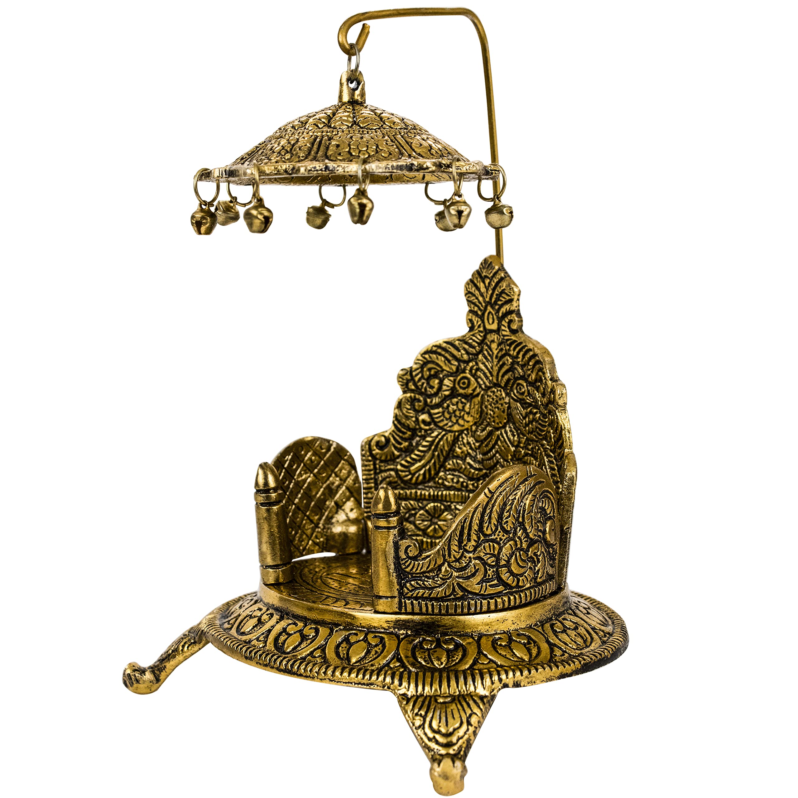 Brass Mukali Stool - Display Your Gods -6