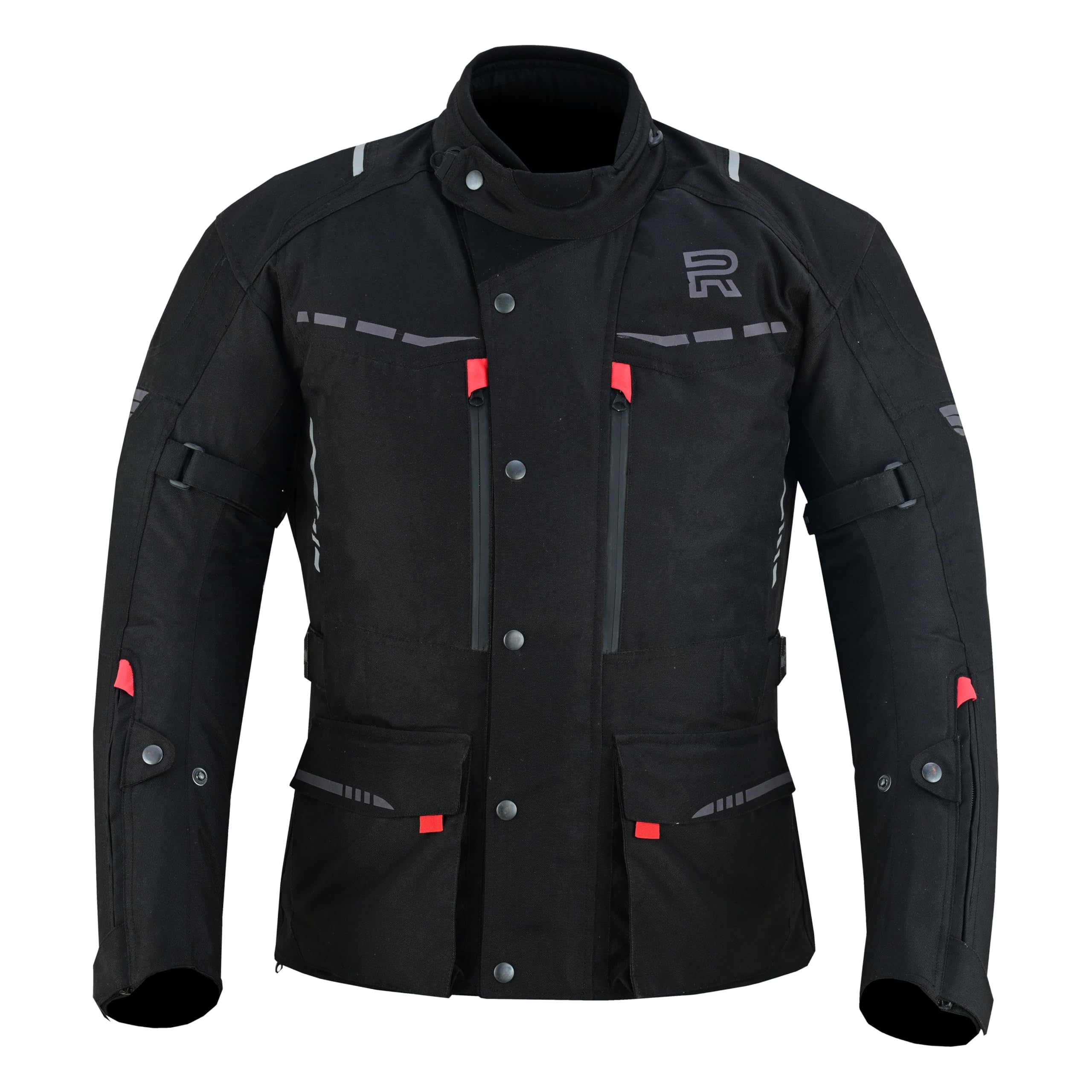 RAXUS SpeedFight Giacca Moto Uomo Inverno 3/4 Impermeabile Omologata CE