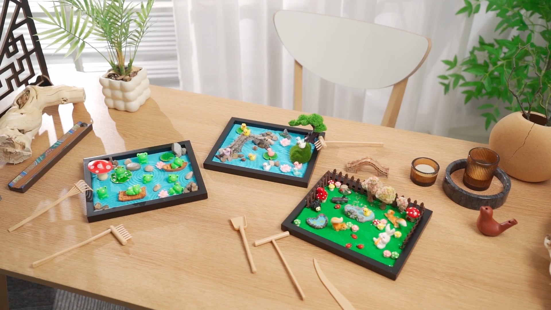 Amazon.com: Soulchen Zen Garden Kit for Table Decor Christmas Sand
