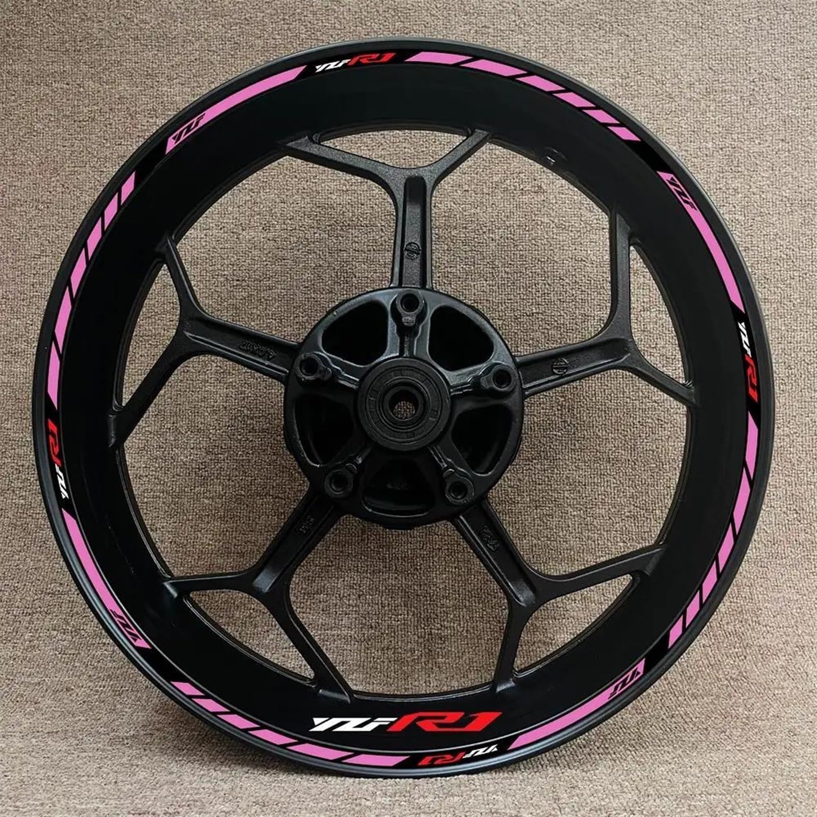 Stickers Motorcycle Stickers Reflective Wheel Rim for YZFR1 YZF-R1(Style 7)