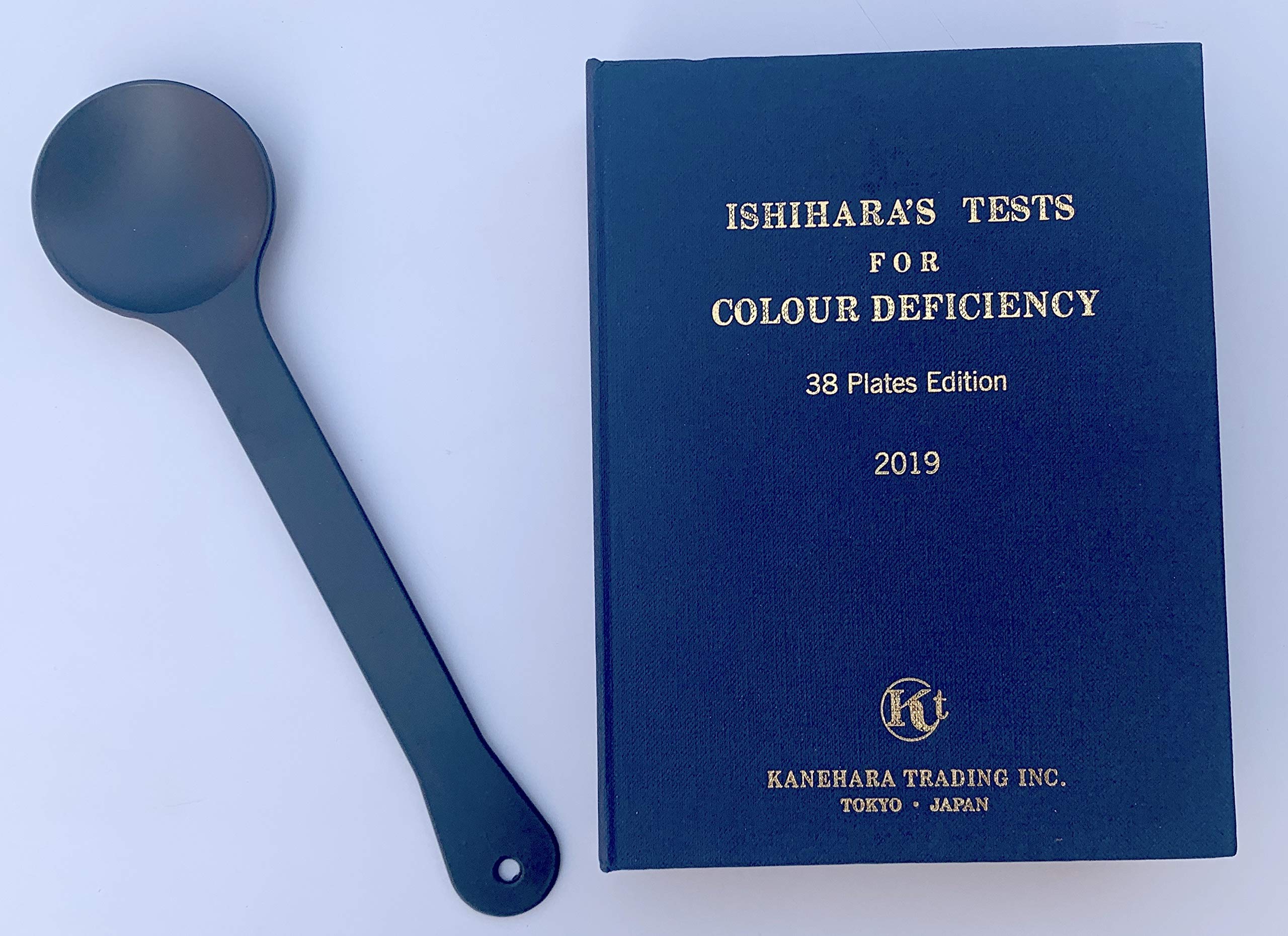 Ishihara Test Book 38 Plates with Eye Occluder Handheld