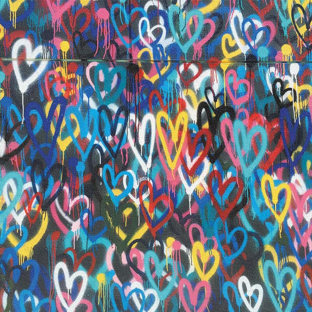 Amazon.co.jp: ハート ストリート アートパネル 15cm × 15cm Sサイズ