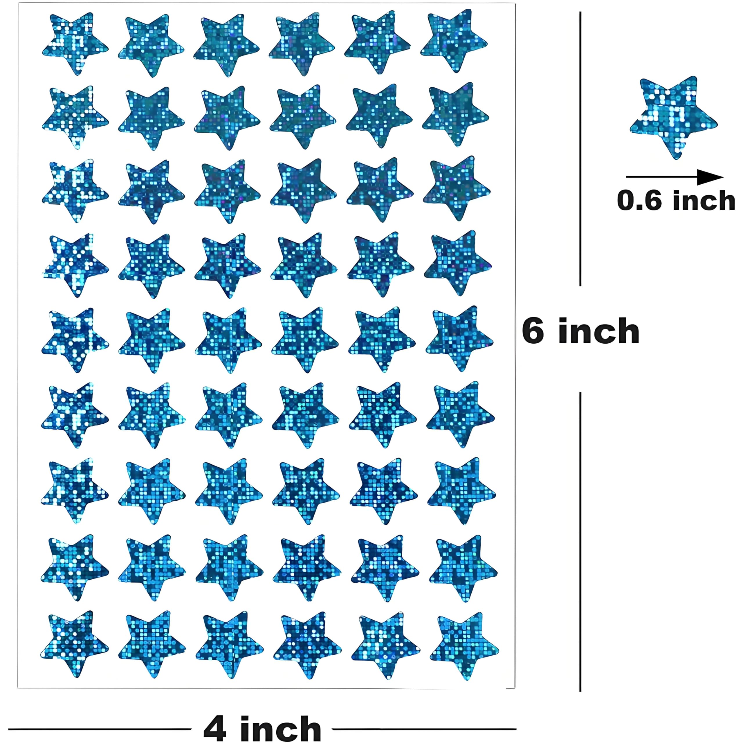 Tivleed Star Stickers,Small Star Stickers, Gold Stars Stickers, 1580PCS Multi-Color for Reward Charts - Image 3
