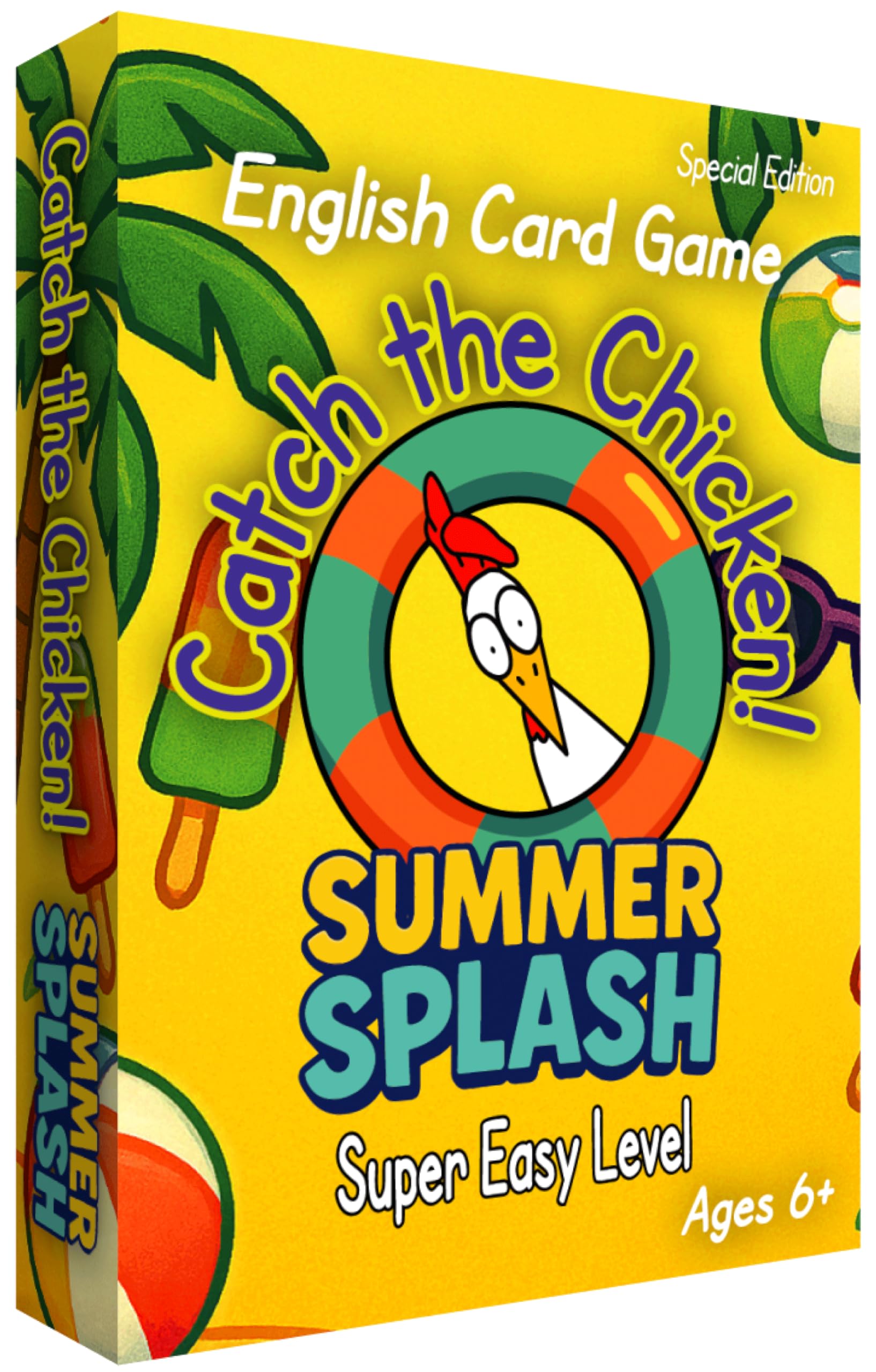 Amazon.co.jp: 英語カードゲーム Catch the Chicken – Summer Splash