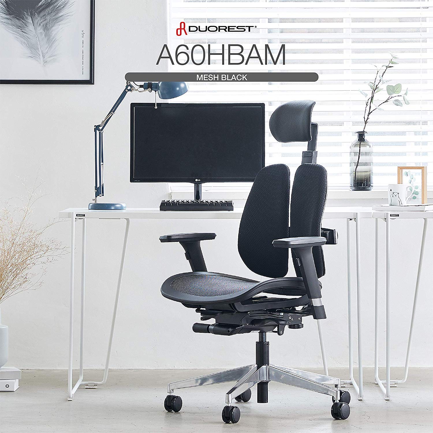 【DUOREST Alpha】 DualBack Home Office Desk Chairs Ergonomic Office