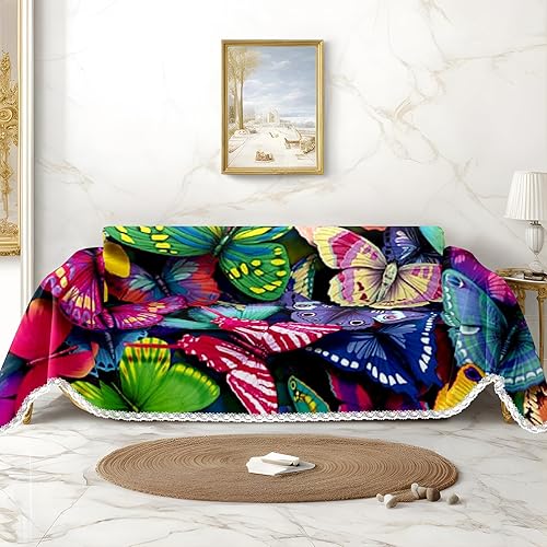 Miniatura 8 de Funda de sofá con estampado de limón, fundas de sofá resistentes a las manchas, protector universal de muebles