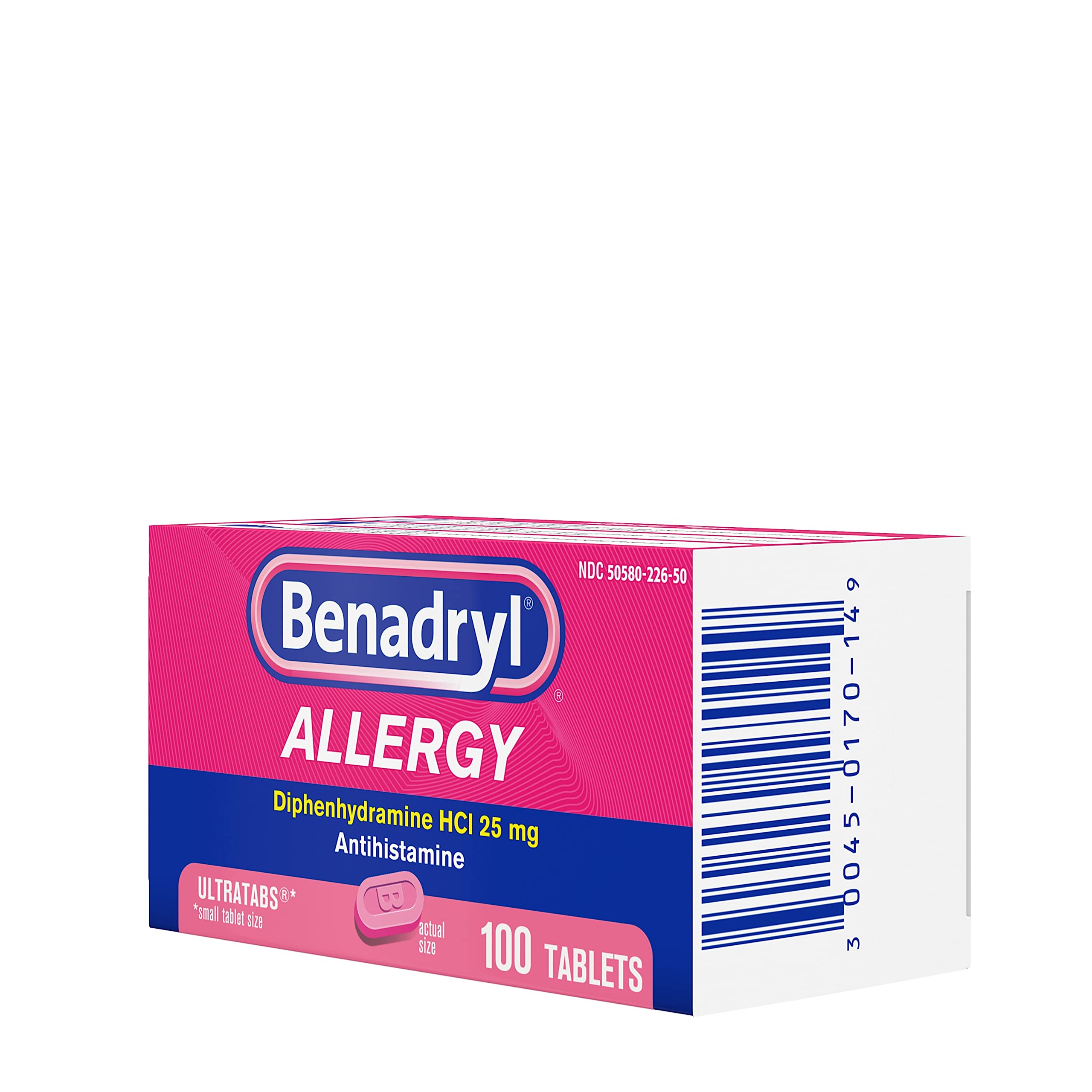 Buy Benadryl Ultra Tabs Antihistamine Allergy Relief With