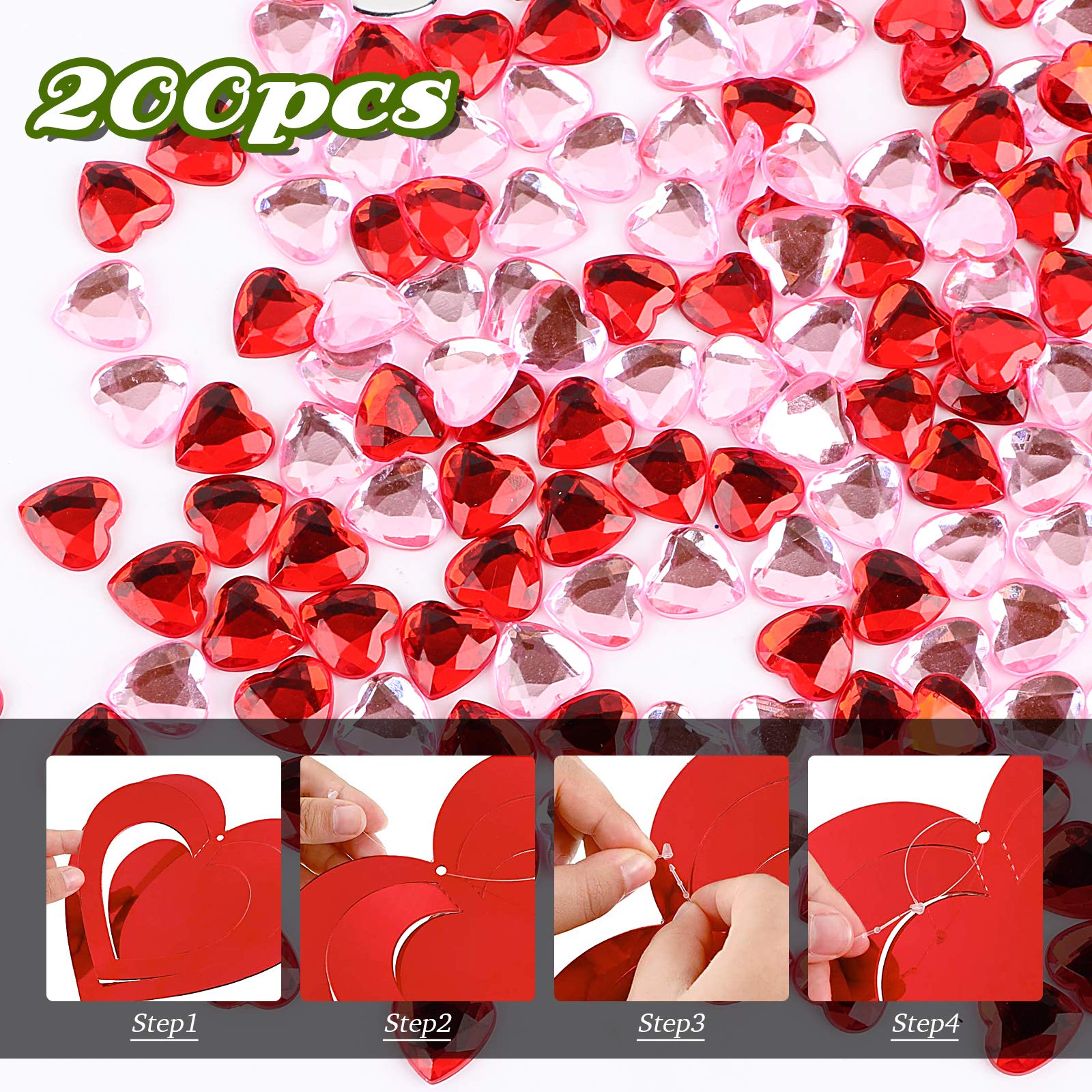 Tortendeko Herz UFLF Heiratsantrag Deko Set, 16 × Herz Girlande Rot Herz  Banner Hängende Deko + 200 Acryl Herzen Streudeko Tischdeko Für  Valentinstag Hochzeit Heiratsantrag Ideen Partydeko Valentinstag Deko  Girlande, image size:1600x1600