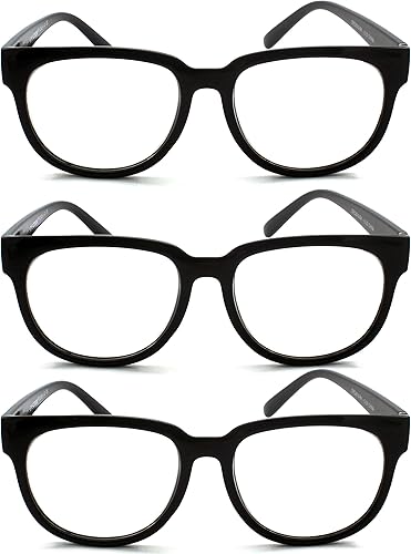 Miniatura 2 de EYE ZOOM Paquete de 3 elegantes gafas de lectura con borde de cuerno para mujer