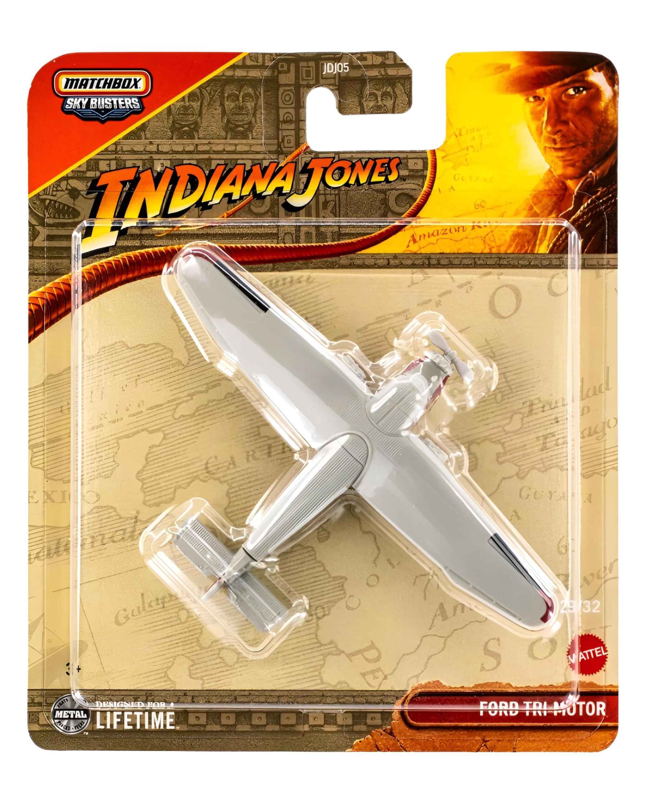 Matchbox Indiana Jones Ford Tri-Motor Plane Diecast Model
