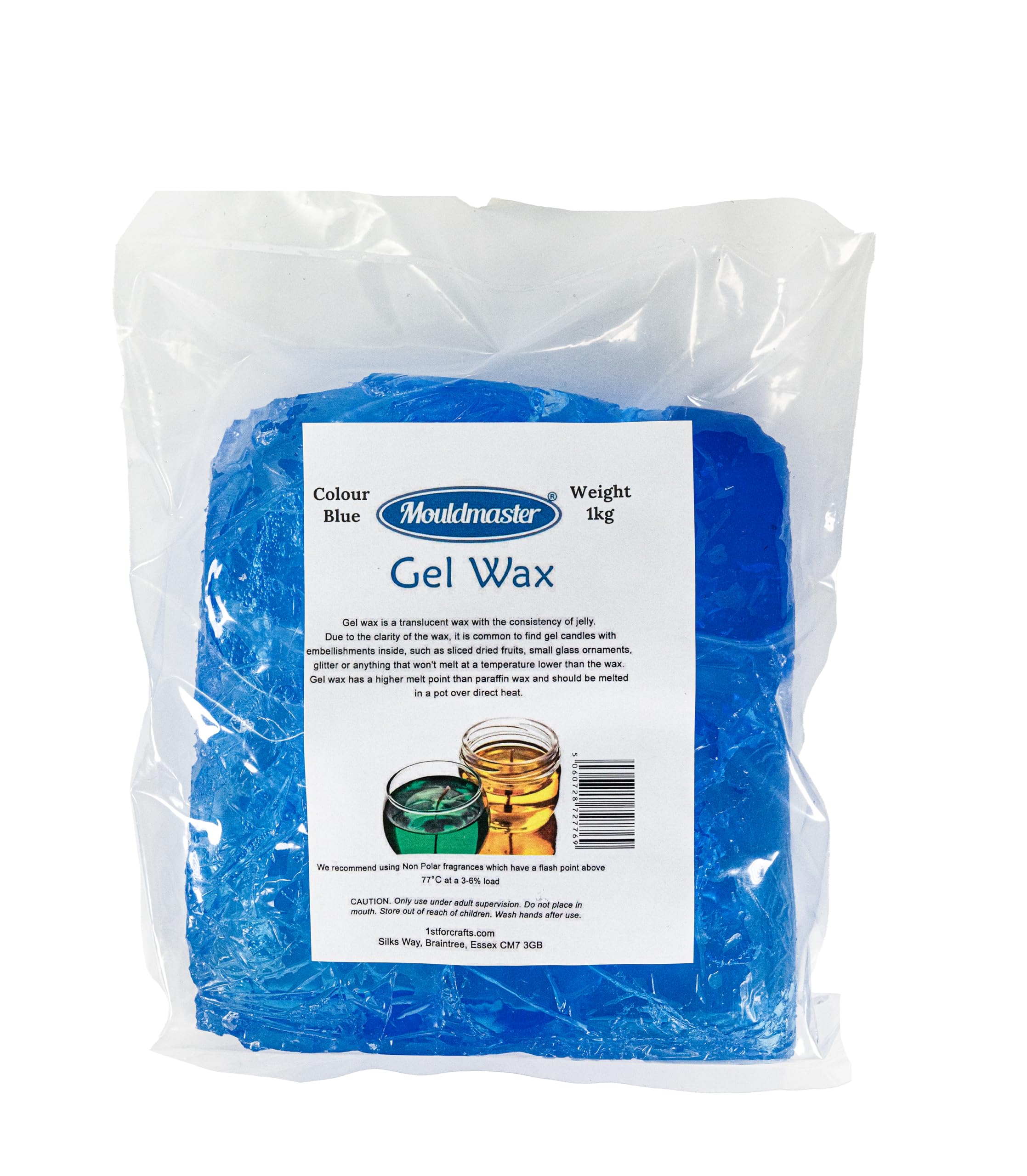 Mouldmaster Blue 1 Kg Candle Making Gel Wax