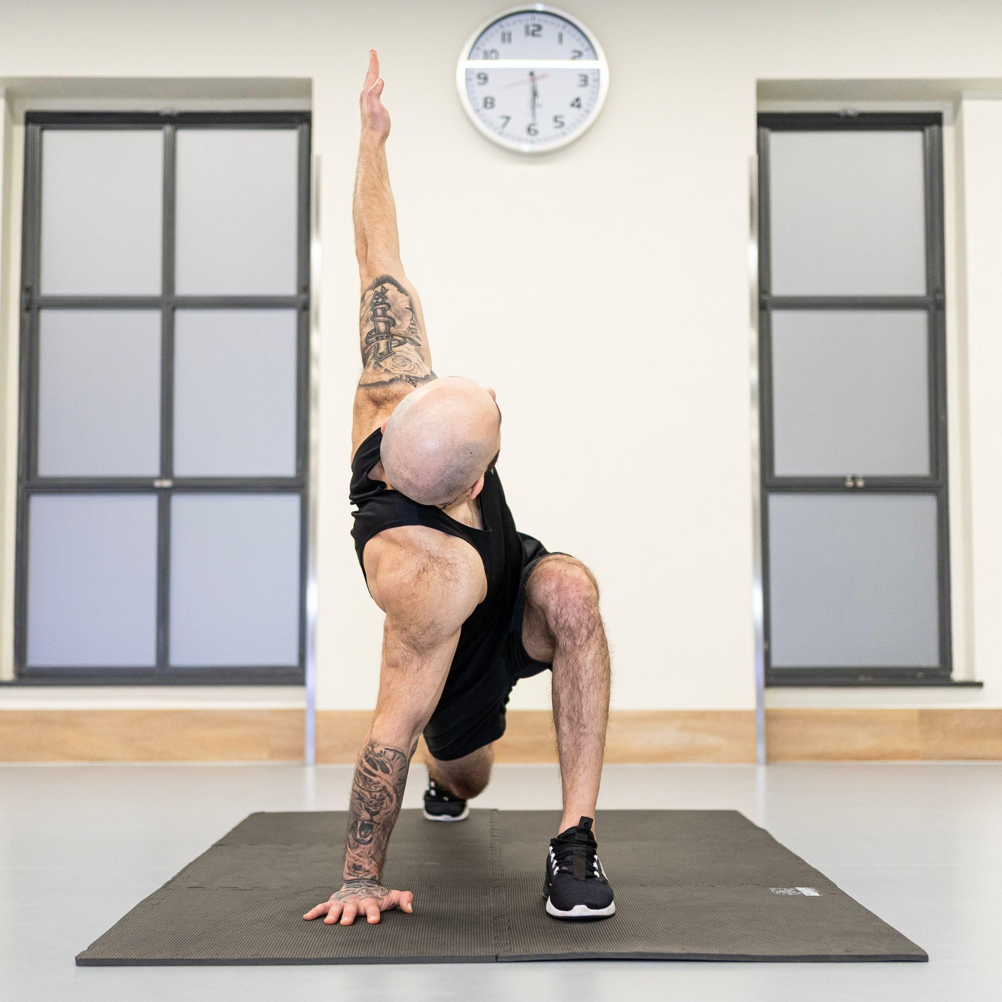 Gravity Fitness Blokujące maty podłogowe na siłownię pianka EVA do ćwiczeń
