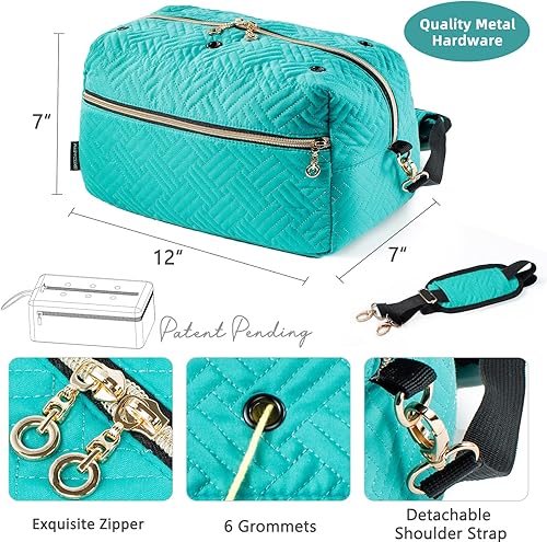 Miniatura 5 de Organizador de bolsas de ganchillo - Bolsa de tejer - Organizador de almacenamiento de hilo - Bolsa de hilo para ganchillo - Soporte de hilo para