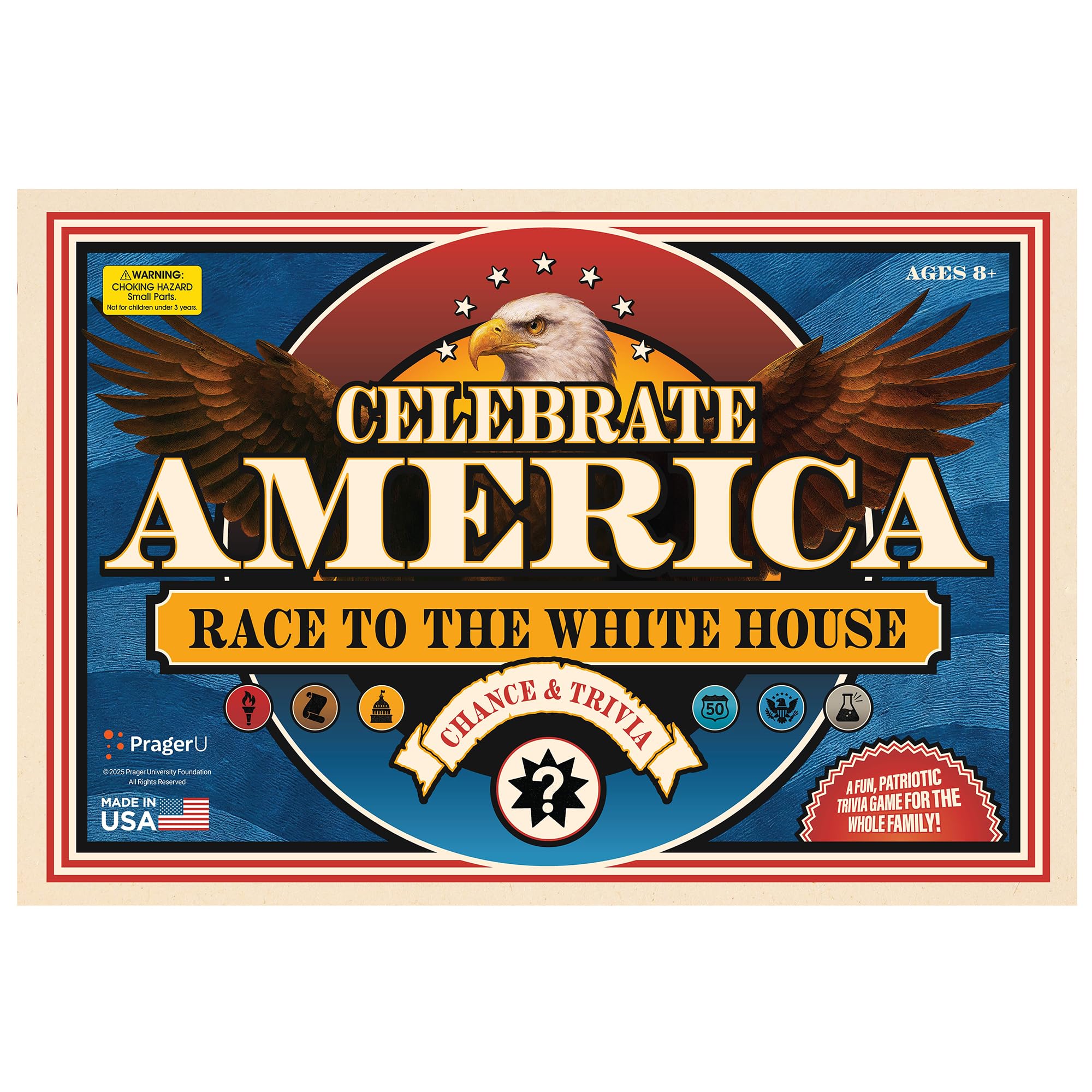 PragerU Celebrate America Trivia Board Game