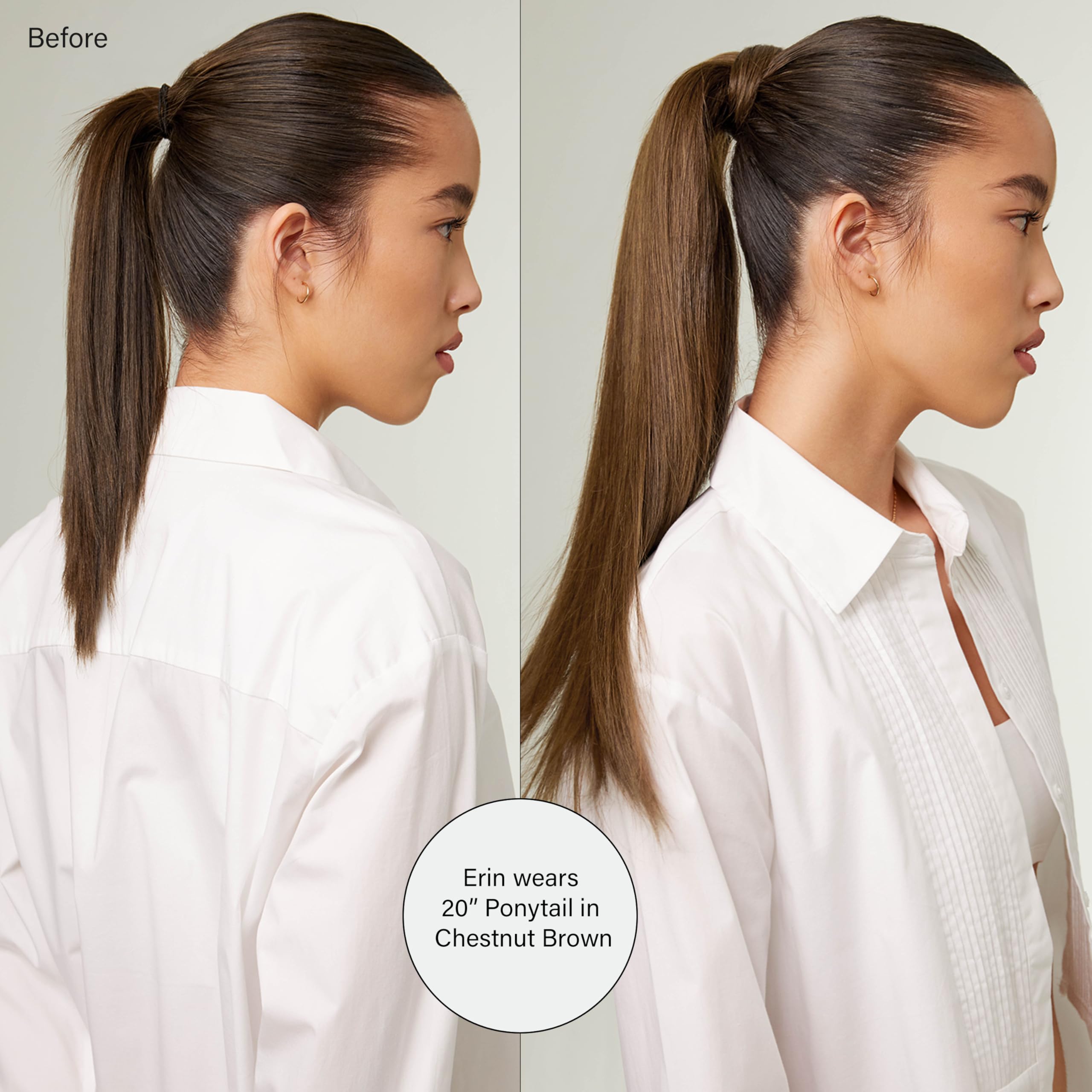Brand New Luxy Ponytail Clip in Ponytail Natural Red (16 inch) main image 2