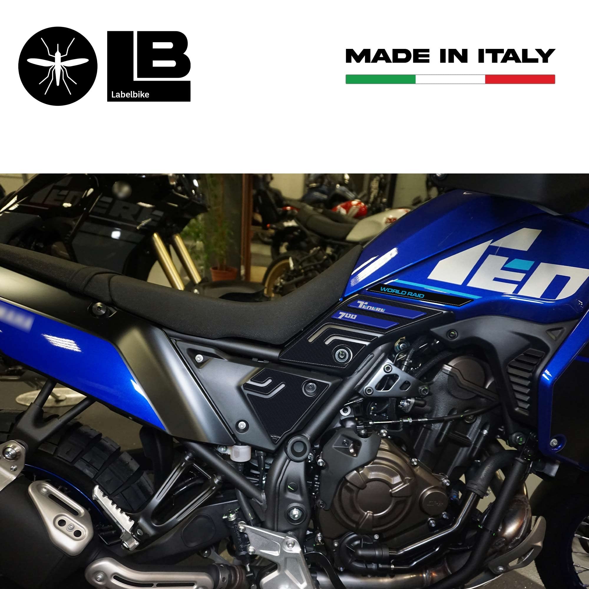 Labelbike - Kit De 3 Pegatinas 3D De Resina Gel Para Depósito De