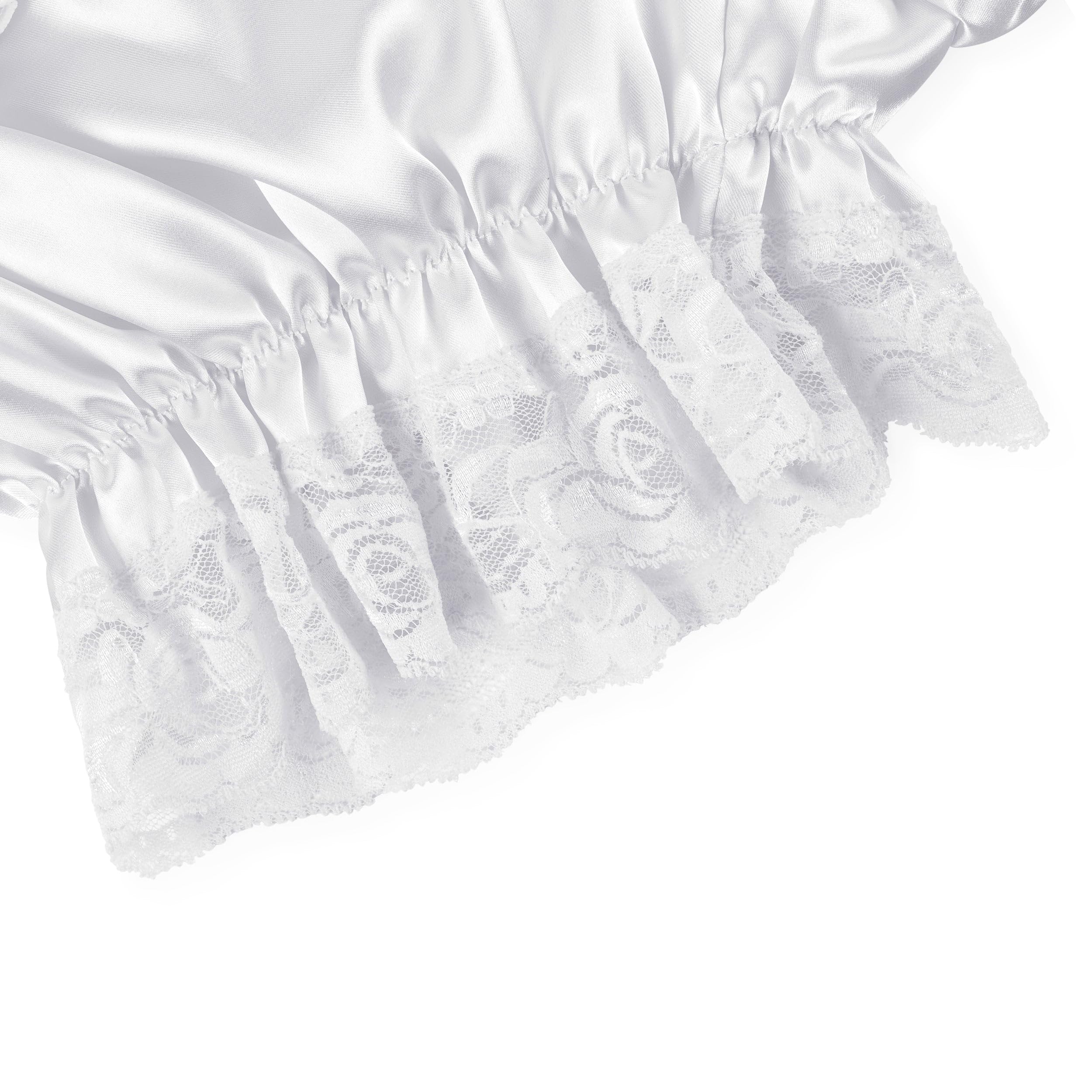 Satini Femminuccia Pieghettato Vittoriano Lolita Bloomer Pantaloni Setoso Raso Pantaloncini a Sbuffo Zucca