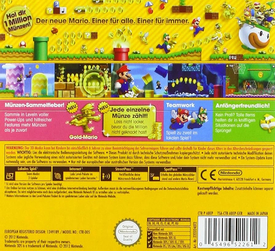 Nintendo 3DS New Super Mario Bros. 2 (3DS) – wersja niemiecka