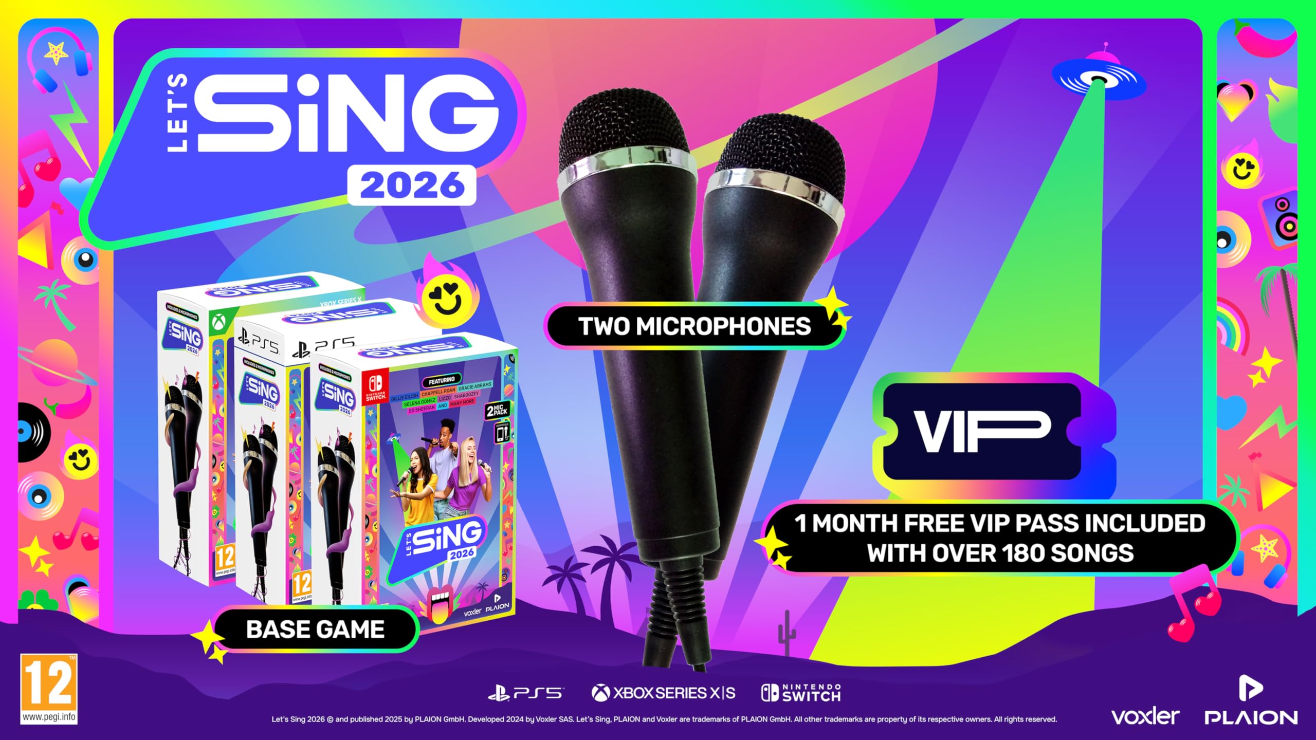 LET'S SING 2026 (PS5)+2 MICS : Amazon.co.za: Video Games