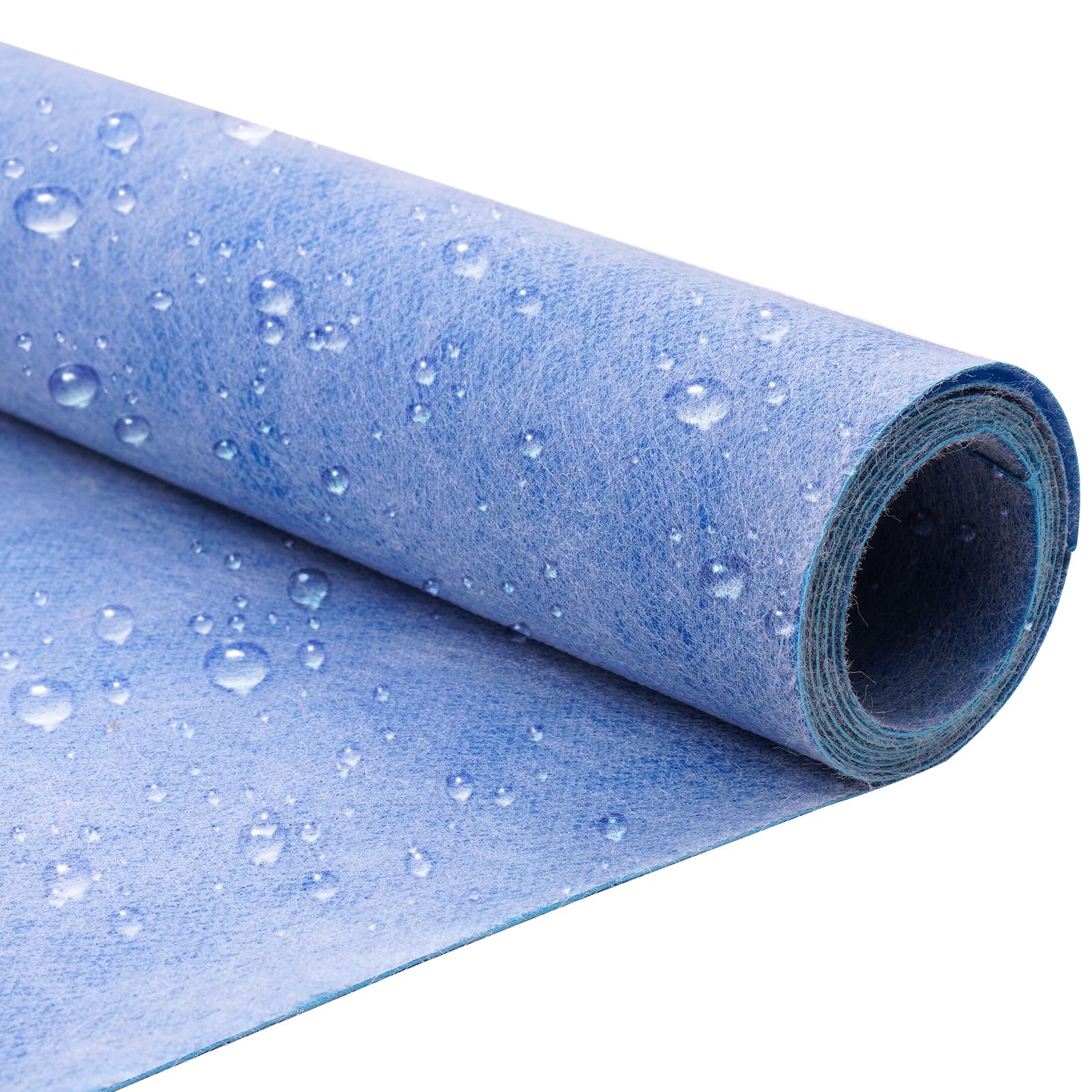 Victoam 1mx10m Waterproof Membrane Waterproof Roll Waterproof Roll Matting Membrane Decoupling Mat for Shower Bathroom Balcony Terrace (Blue)