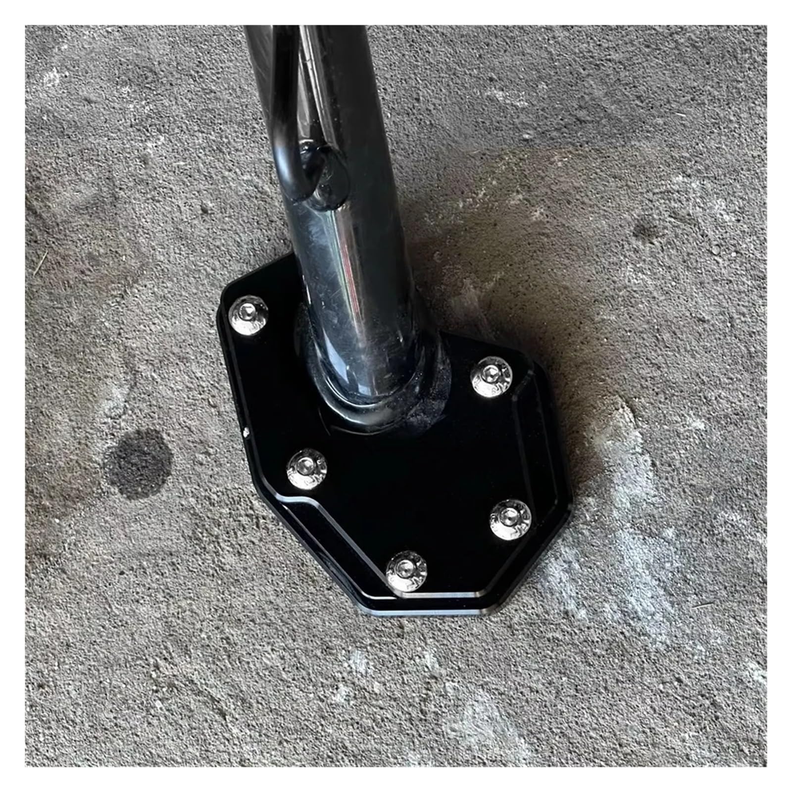 Caballete lateral Ampliador(Negro)